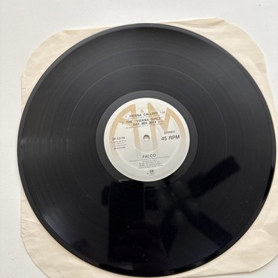 Falco 45 RPM 12'' Single - Rock Me Amadeus (w Vienna Calling) - A&M SP 12170 NM