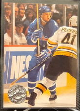 1991-92 Pro Set Platinum Owen Nolan #101 Quebec Nordiques