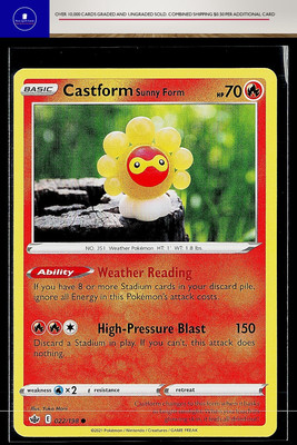 SWSH06: Chilling Reign Castform Sunny Form #022/198 Common