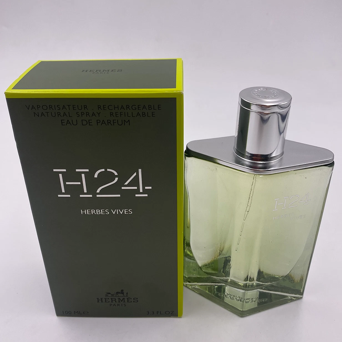 HERMES H24 HERBES VIVES EDP 3.3 OZ/ 100 ML SPRAY FOR MEN NEW