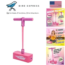 Durable Foam Pogo Jumper for Kids – Safe Pogo Stick Ages 3+, 250lbs - Pink