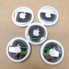Apple AirTag A2187 - White, 5-Pack FOR PARTS ONLY See Description