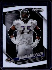 2025 Panini Prizm Black Jonathan Ogden Silver #7 Ravens