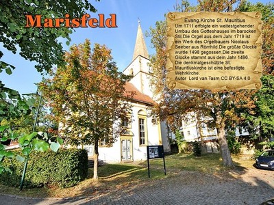 Marisfeld Evang.Kirche St.Mauritius Thüringen 1862