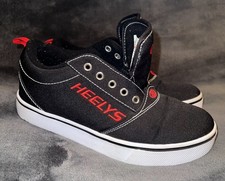 Heelys Pro 20 Skate Shoes HE100757 Youth 6 Black Sneakers Red Logo