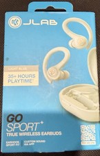 JLab Go Air Pop True Wireless Bluetooth Earbuds Color White New Sealed