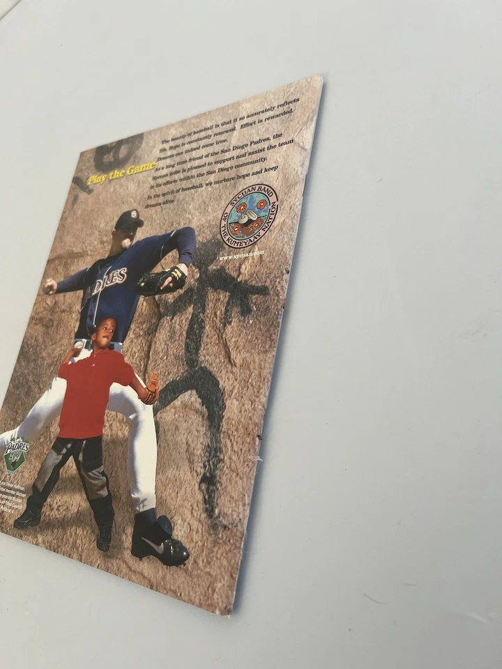 Lot of 3 Autographed Padres Magazines Signed Official Signature Card Authentic - Image 3 of 4