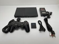 Sony Playstation 2 slim gray SCPH-75004 PAL with Dualshock controller Rare