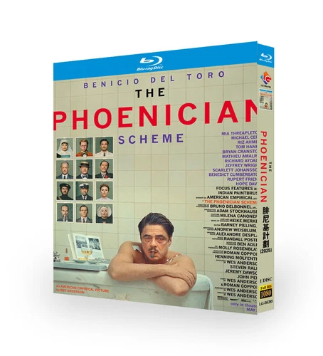 The Phoenician Scheme (2025) 1-Disc 1080P All Region Free New Box Set Sealed