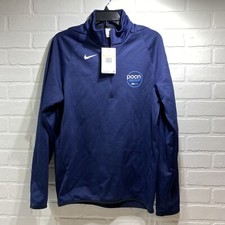 NEW - Nike Men's Therma-FIT 1/4-Zip Fleece - Blue - Small - Has Custom Logo