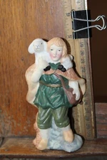 Ceramic Christmas Nativity Scene Figure Shepherd