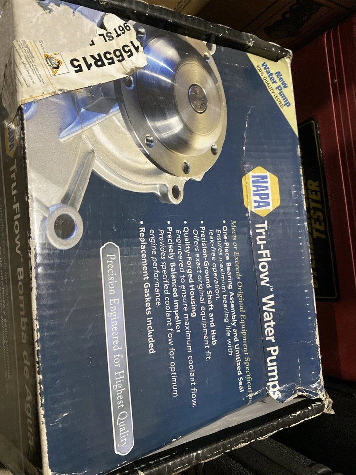 44028 Napa/Gates Water Pump New De Ville Cadillac DeVille Seville Eldorado 82-85 - Image 4 of 4