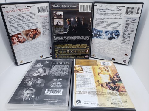 Hitchcock DVD 5 Pack: 5 Classic Thrillers Together! Very Good Condition! - Picture 2 of 3