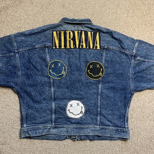 hacked denim jacket
