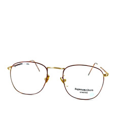 Vintage Faconnable FJ 503 Col 733 Eyeglasses brown Metal Frames 49-20 145 mm