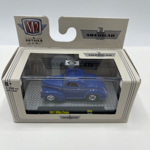 2021 M2 Machines 1941 Willy Coupe Blue Americar R66 - Picture 2 of 5