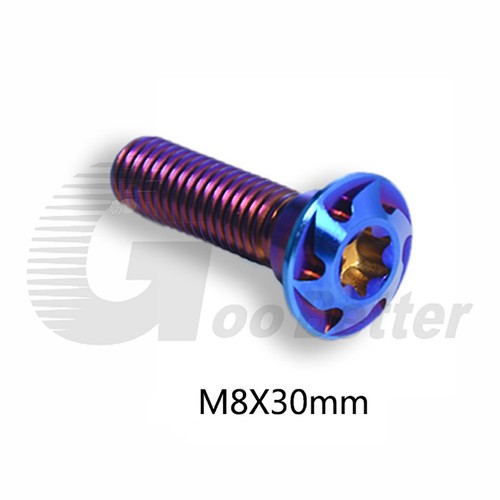 Titanium Disc Brake Rotor Bolts Torx T40 Head M8 x 20 25 30mm Motorcycle E-bike - Picture 28 of 33