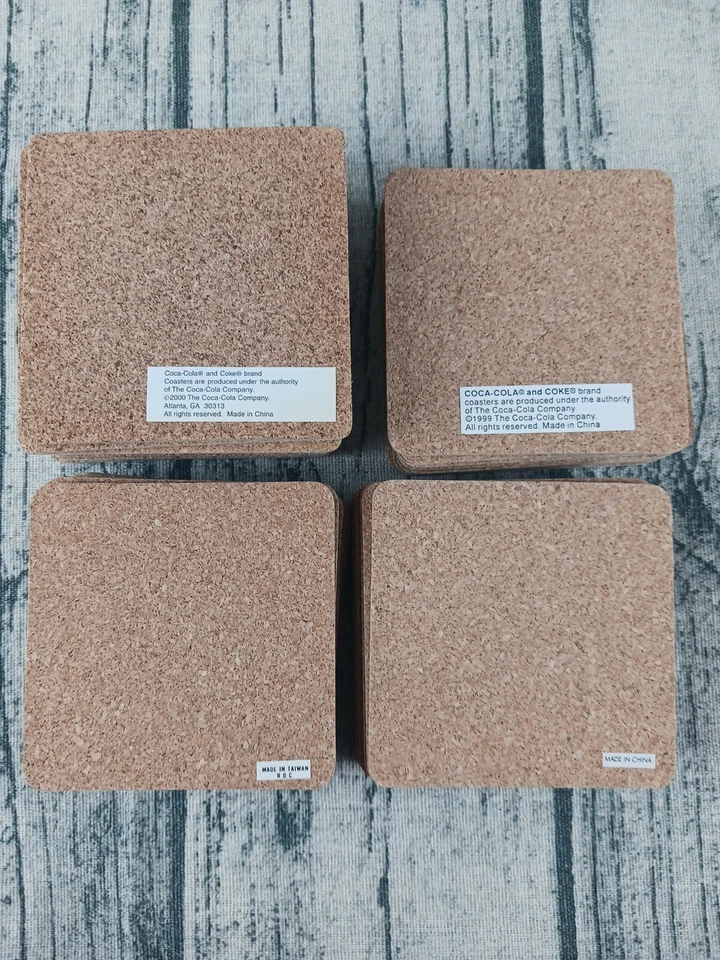 Coca Cola Santa Claus Christmas Drink Coasters Coke Cork Backing Lot Of (40) - Image 2 of 4