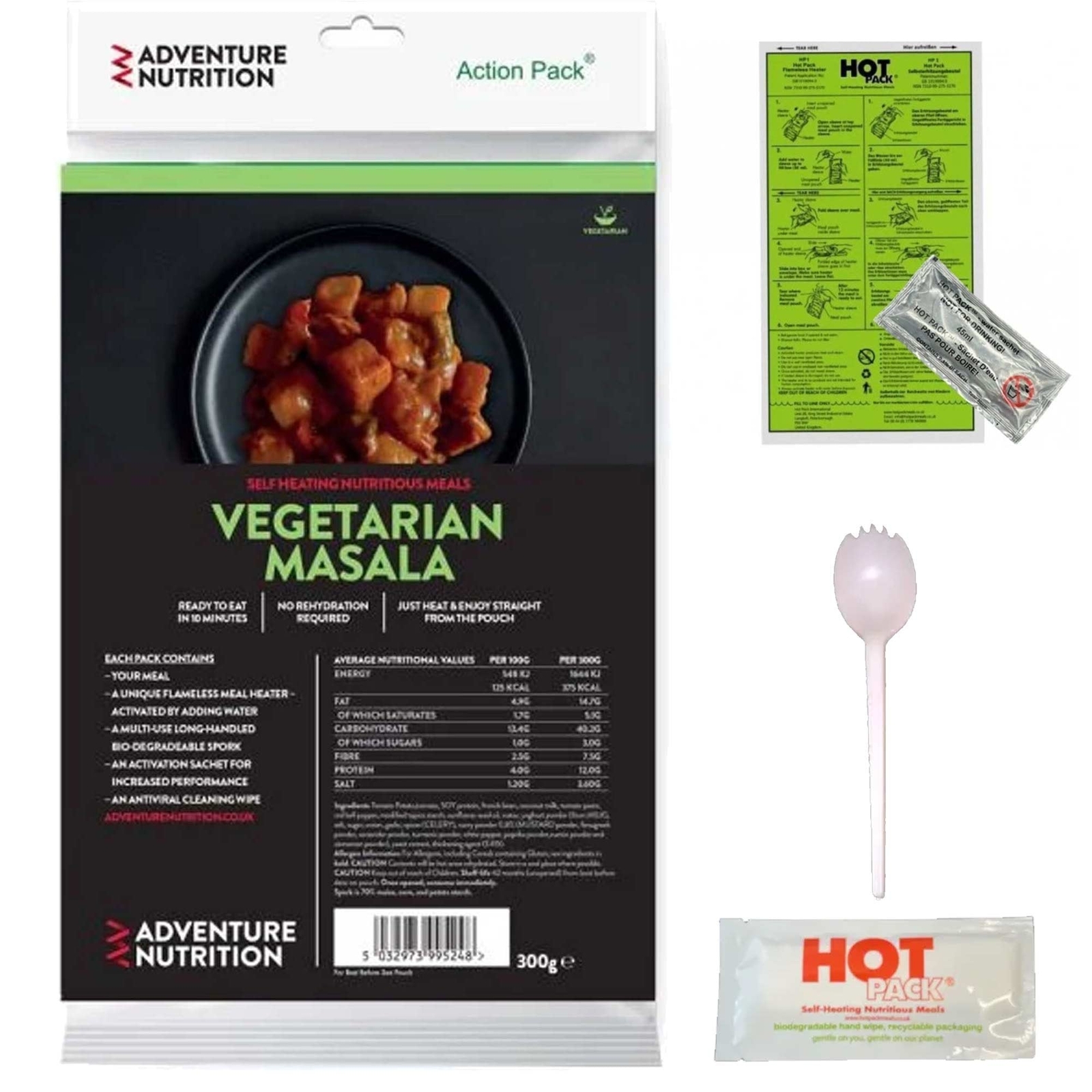 Adventure Nutrition Action Pack Vegetarian Masala