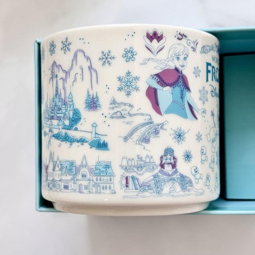 World of Frozen Hong kong Starbucks coffee Cup Mug 14oz Been There Series NEW - Picture 3 of 5