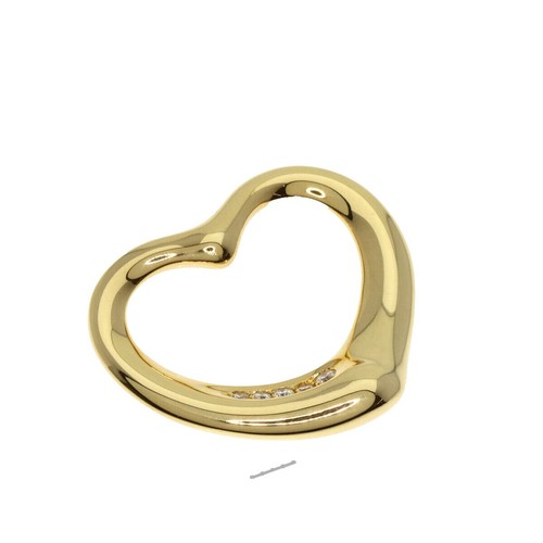 Used TIFFANY & Co. Necklace T-Smile Yellow Gold Au 750 for Women