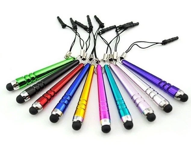 SET OF SHORT STYLUS TOUCH PENS 3.5MM dust plug FOR apple iphone 3G 4S 5S ipod 6 - Image 3 of 4