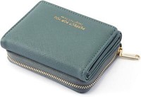 GeldböRse Damen Klein Portemonnaie Mit MüNzfach Blau Elegantes Design