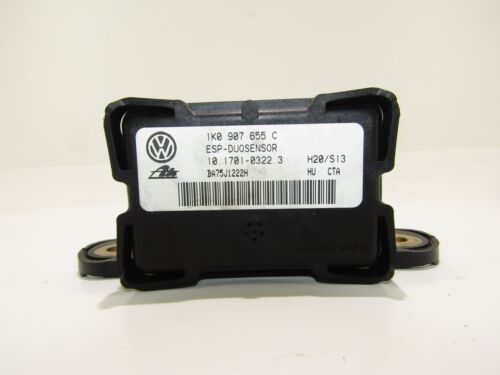 VW GOLF 5 PLUS 1K YAW RATE ESP SENSOR unidad de control sensor de codicia 1k0907655c - Imagen 1 de 3