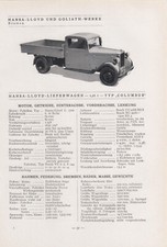 Oldtimer Hansa-lloyd  LKW 1.5 t