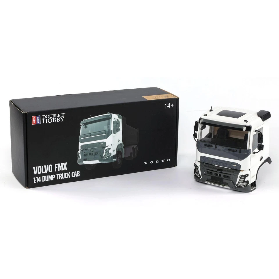 Double E FMX Cabin Shell for 1/14 Hydraulic RC Dump Truck DIY Tractor Cars Model - Image 4 of 4