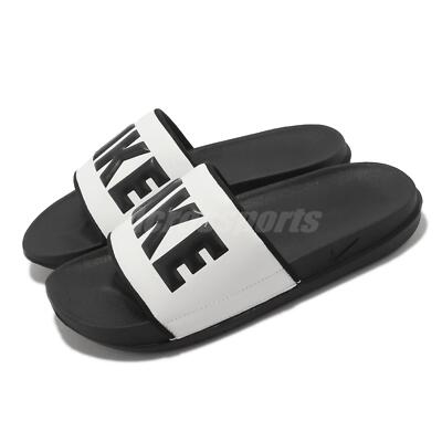 ◆Nike◆ offcourt womens slides BQ4632-011 Nike Wmns Offcourt Slide Black White Women Unisex Slip On
