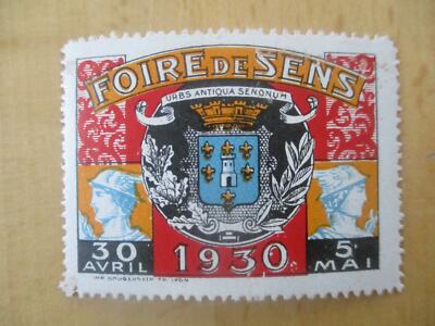 (2160) Reklamemarke Foire de Sens 1930