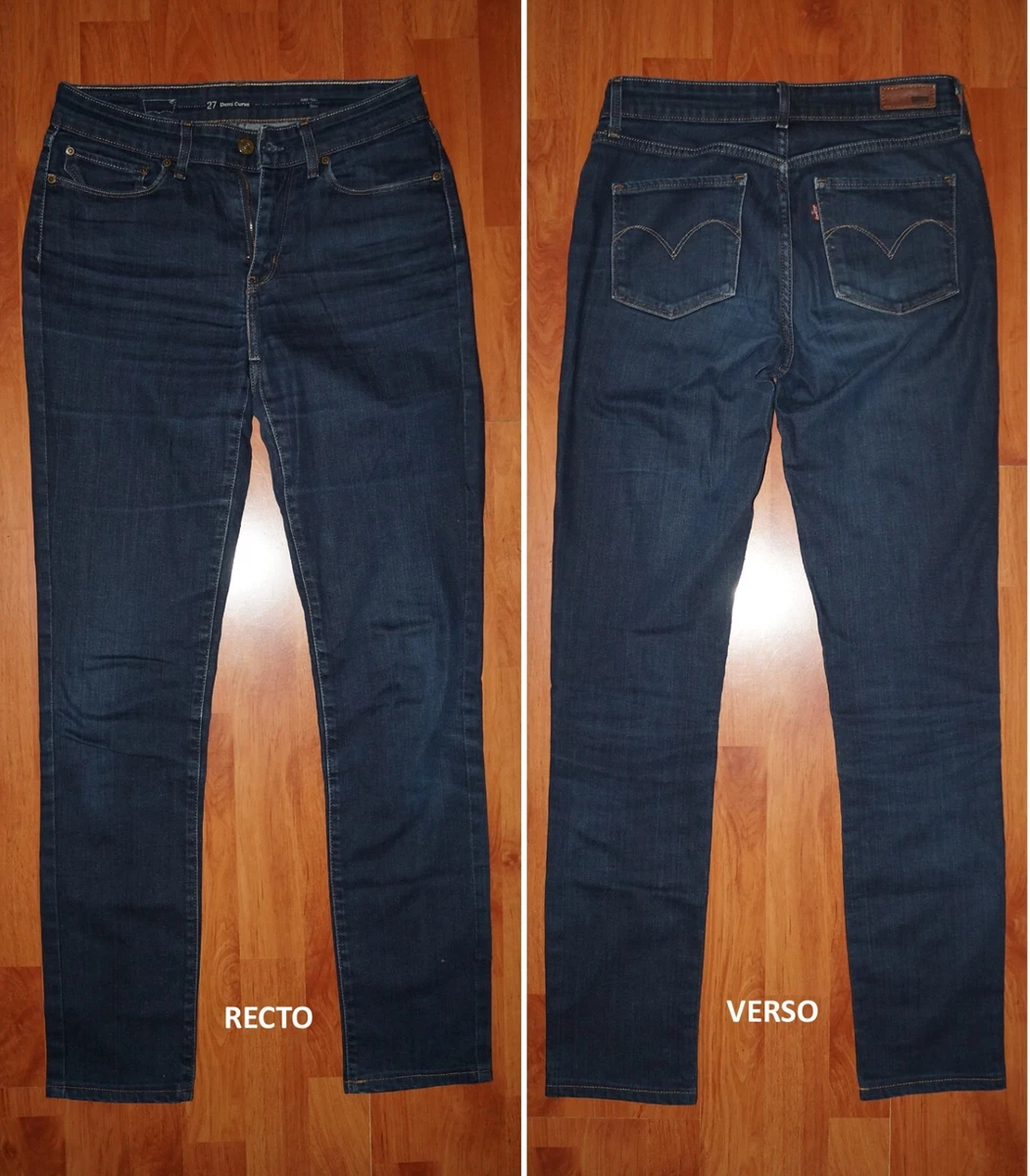 JEANS femme LEVIS 470 demi curve W27 L32 FR t37 bleu brut 4896 eBay