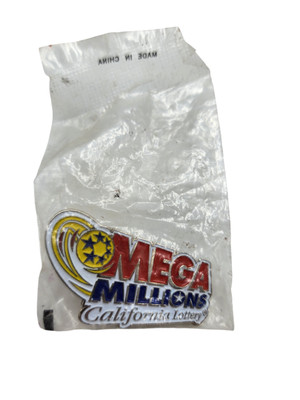 Mega Millions California Lottery  Lapel Hat Pin - New in package