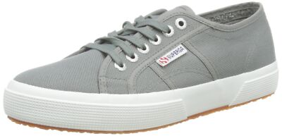 Superga Unisex Ankle Sneaker, Gray Dk Sage, 7 US Women