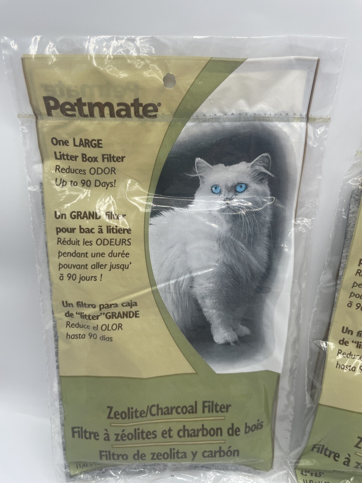 Lot of 3 Petmate Zeolite/ Charcoal Basic Hooded Litter Pan Filter Large