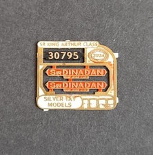 00 gauge (4mm) Silver Tay Models: SR King Arthur Class nameplates