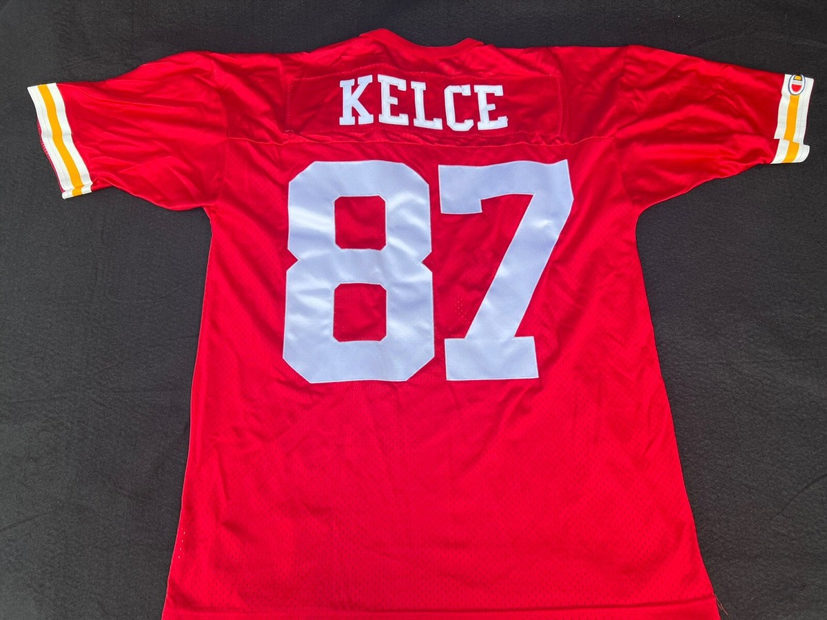 Kansas City Chiefs KELCE 87 ユニフォーム Kansas City Chiefs #87 Travis Kelce Red Home Stitched