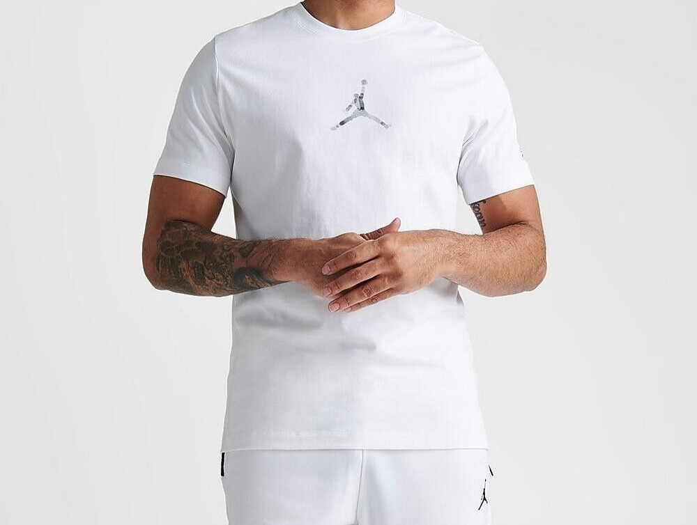 Nike Jordan Watercolor Graphic T-Shirt White/Game Royal Men's 3XL BNWT image 4