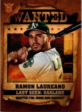 2021 Topps Big League Wanted Ramon Laureano Oakland Athletics WT-10 Baseball MLB