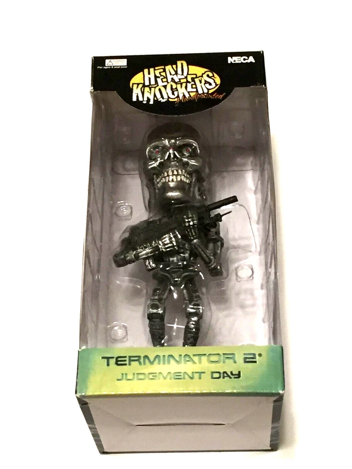 Figura de acción coleccionable NECA 7" Head Knocker Terminator 2 Judgment Day Foto 3 de 4