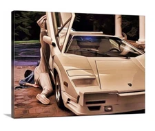 Wolf of Wall Street Canvas 18”x24” Leonardo Dicaprio Jordan Belfort Lamborghini