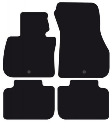Cora 000131708 Set Tappeti Auto In Moquette Per Kia Soul (dal 2014) - 4 Pezzi, Battitacco Termosaldato, Fondo Antiscivolo, Fissaggi Fix Point, Nero - 4