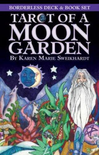Karen Marie Swei Borderless Tarot Of A Moon Garden Deck Bo (Mixed Media Product)