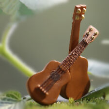 6pcs Guitar Miniatures Fairy Dollhouse Garden Adornment Decoration Figurines DIY
