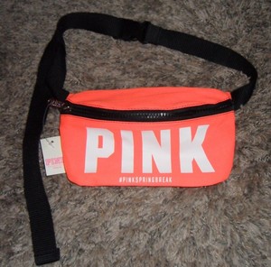 neon orange fanny pack