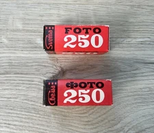 2 Svema Foto 250 USSR Film – ISO 250/320 Medium Format 120 – 1989 – Unopened