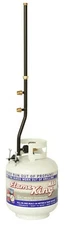Flame King 3 Port Propane Tank Distribution Tree Post with 15 inch extension