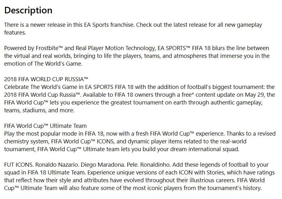 FIFA 18 updates: Ronaldinho, FUT ICONS and more