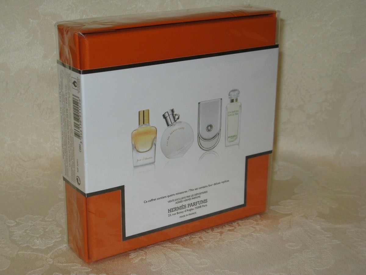 HERMÈS Women's Eau de Perfumes Discovery Set of 4. New in sealed